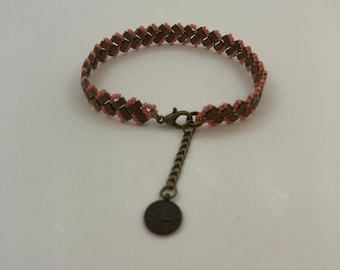 Half Tila Beaded Bracelet