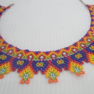 Mexican Necklace/ Choker necklace/ Colorful necklace