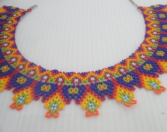 Mexican Necklace/ Choker necklace/ Colorful necklace