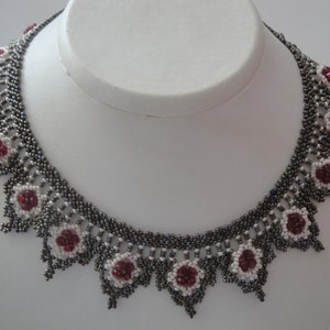 Handmade colorful necklace -   Summer necklace - elegant necklace