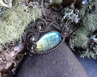 Twistedsisterarts Labradorite Pendant