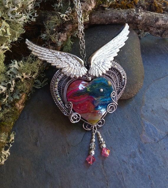 Gothic Steampunk Heart with Wings Part 1