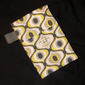 Diaper Clutch Citron Feeling Groovy Diaper Clutch with a Pocket Ready 2 Ship Diaper and Wipes Tote image 3