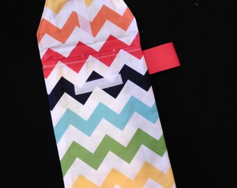 Diaper Clutch - Rainbow Chevron Diaper Clutch-Ready 2 Ship