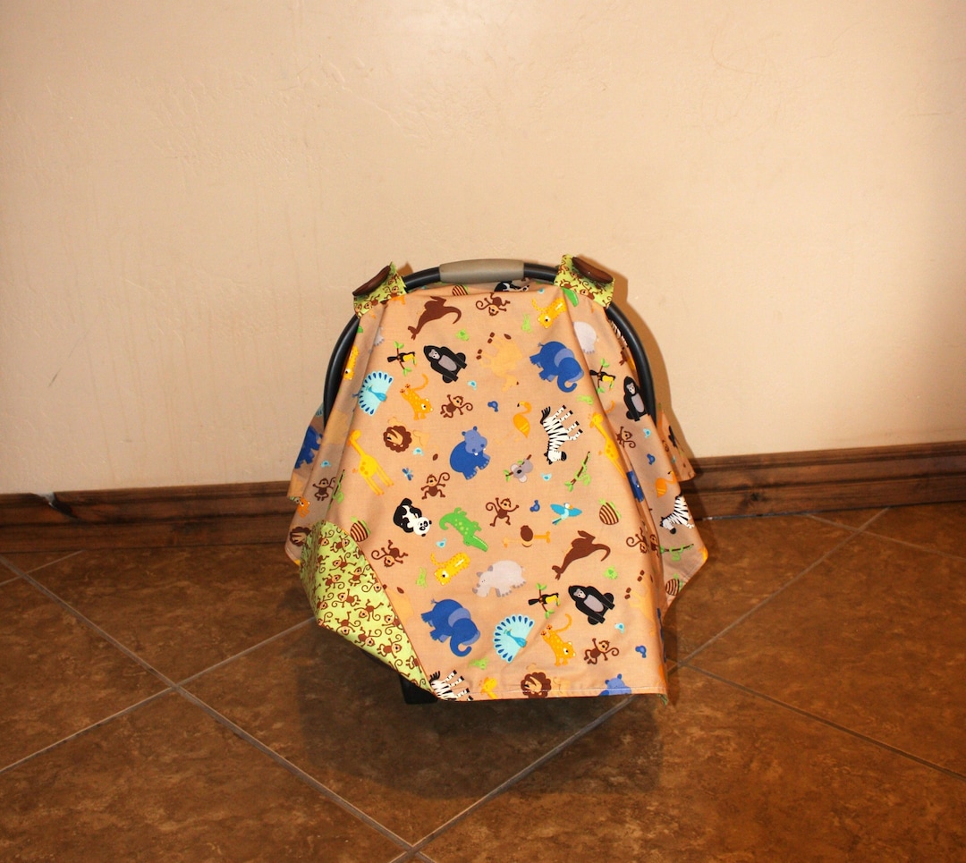 Car Seat Canopy Brown Zoofari Carseat Canopy Baby Boy Car Seat Tent