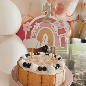 Decorazione per torta Peppa Pig