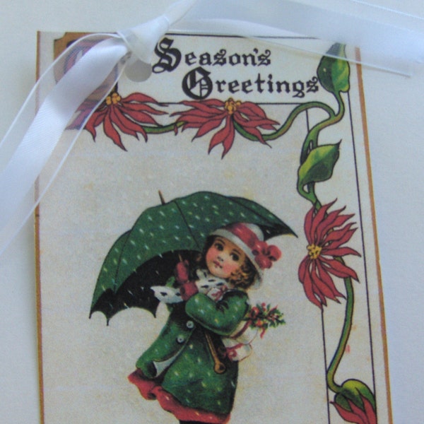Large Season's Greeting Tags