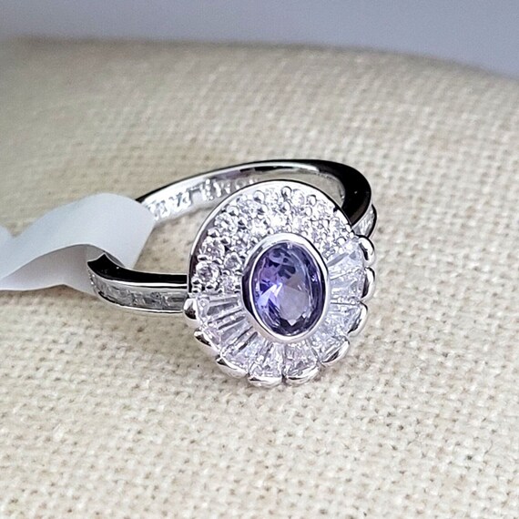 Bomb Party Ring RBP5466 Lost in a Daze Tanzanite Silver 