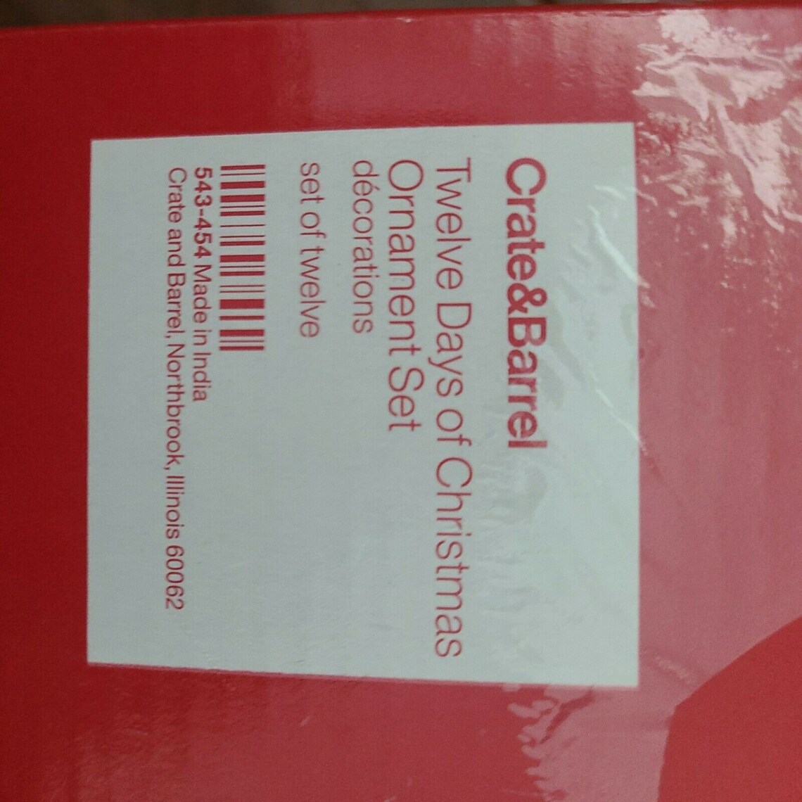 Kiste und Fass 12 Tage Weihnachtsschmuck Set | Etsy