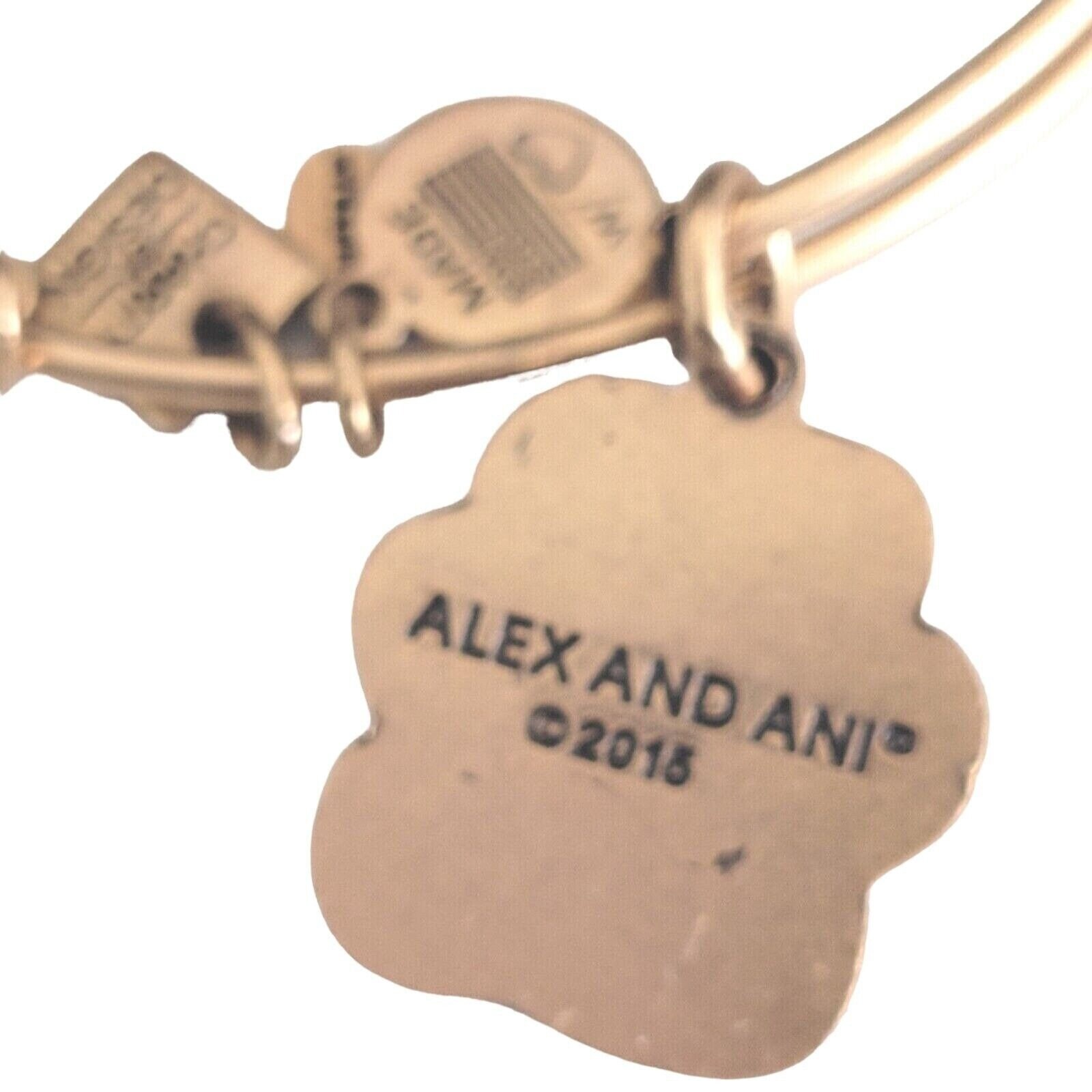 Alex & Ani Dog Paw Prints of Love Refaelian Gold Bangle Etsy