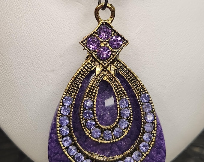 BOHO Purple Necklace