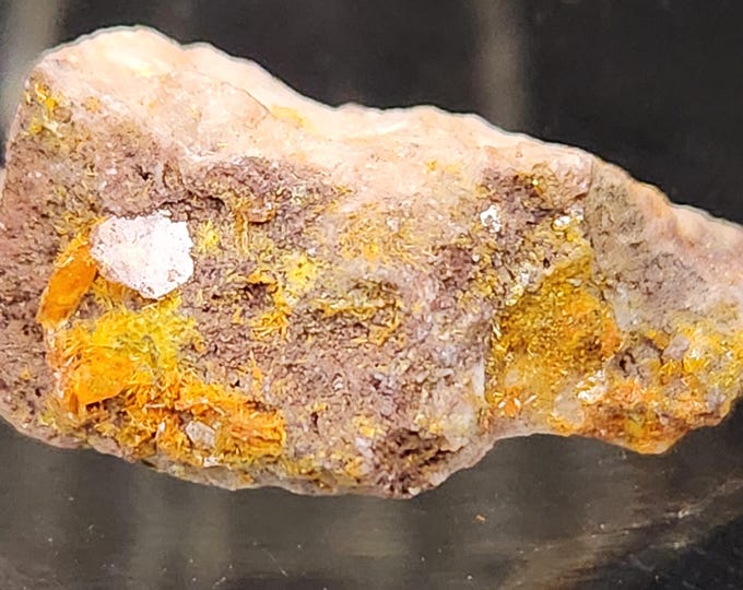 WULFENITE Blades Rough from Arizona