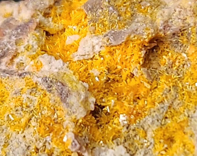 WULFENITE Blade Clusters Rough from Arizona