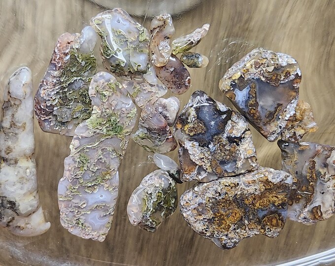 Tumbled MOSS Agate from Arizona