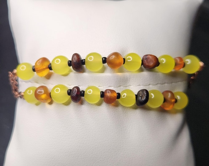 COUPLES Amber Bracelet