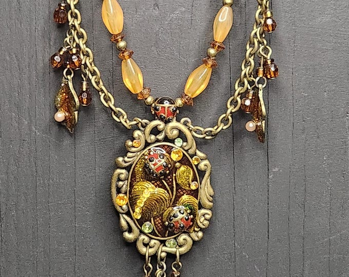 Vintage LADYBUG Necklace