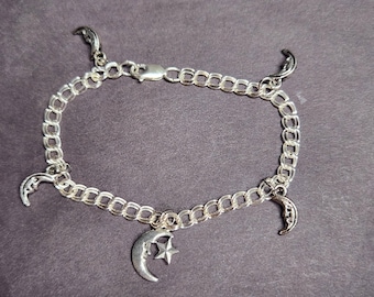 MOON Star Charm Bracelet