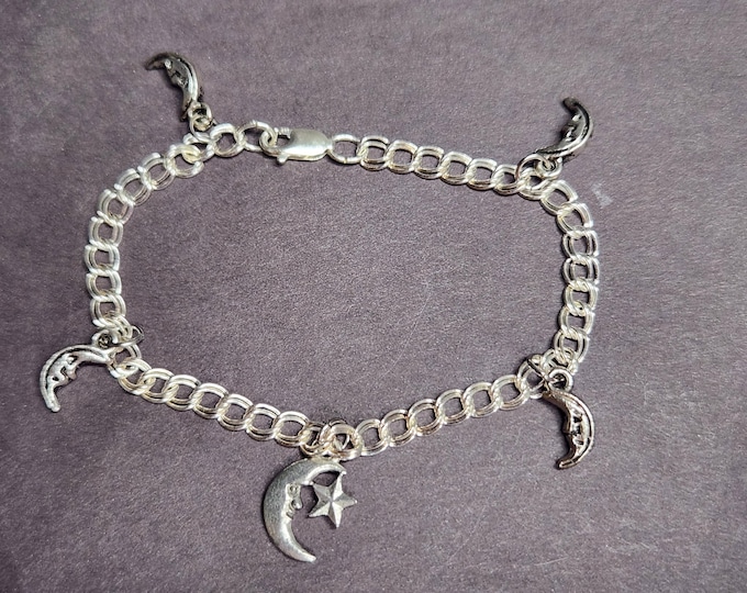 MOON Star Charm Bracelet