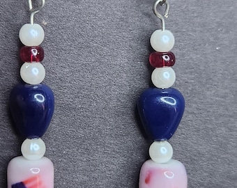 JULY 4th Dangle Earrings
