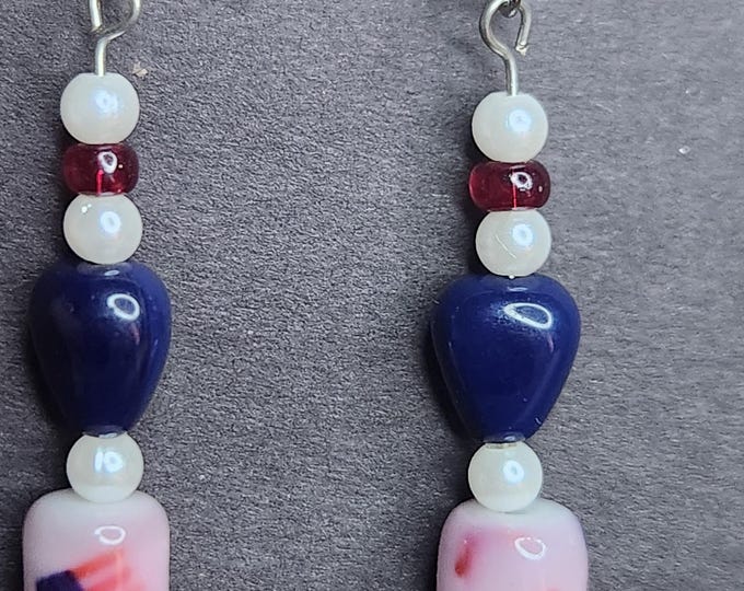 JULY 4th Dangle Earrings