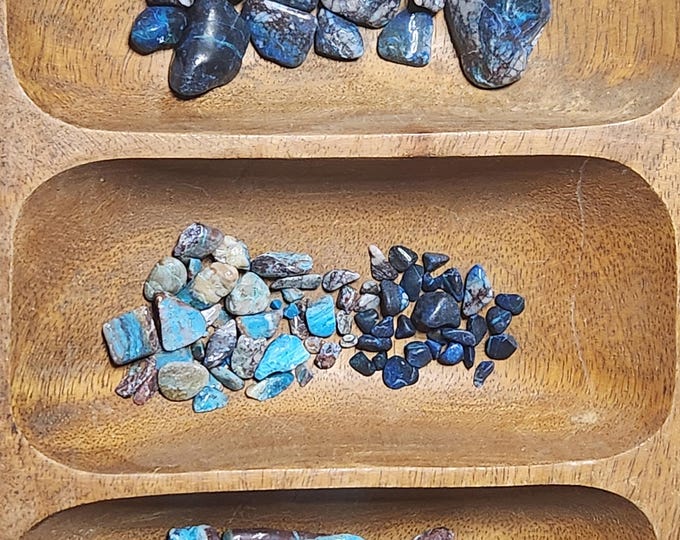 Tumbled Shattuckite and Chrysocolla from Arizona