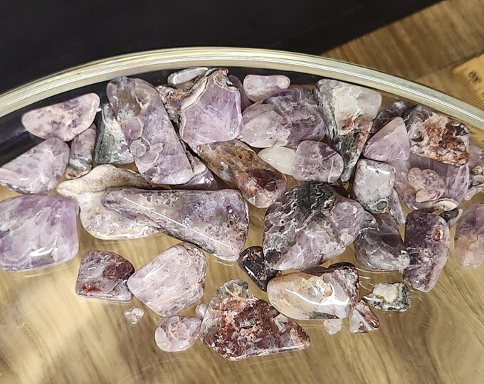 Tumbled Chevron AMETHYST from Arizona