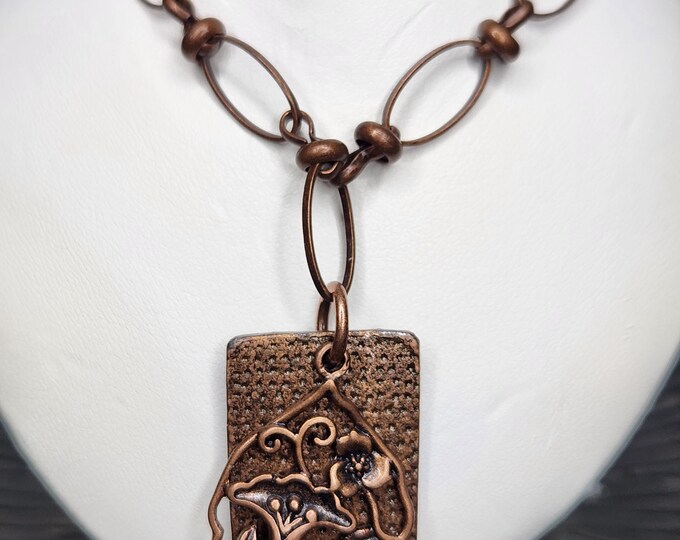 Copper FLORAL Necklace