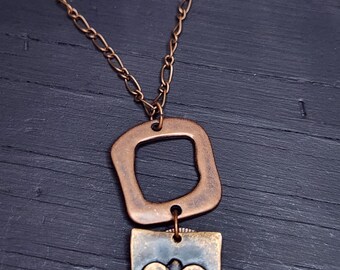 Copper ANGEL Reversible Necklace