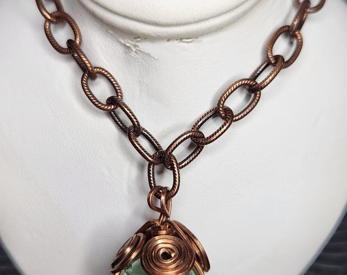 Copper MARBLE Necklace