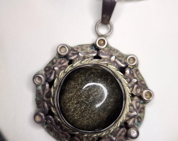 OBSIDIAN Necklace from Mexico