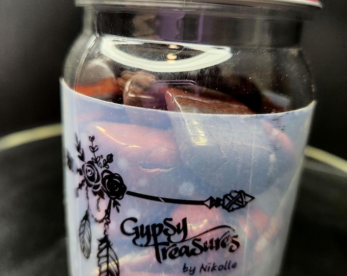 Tumbled HEMATITE Banded Red Jasper from Arizona