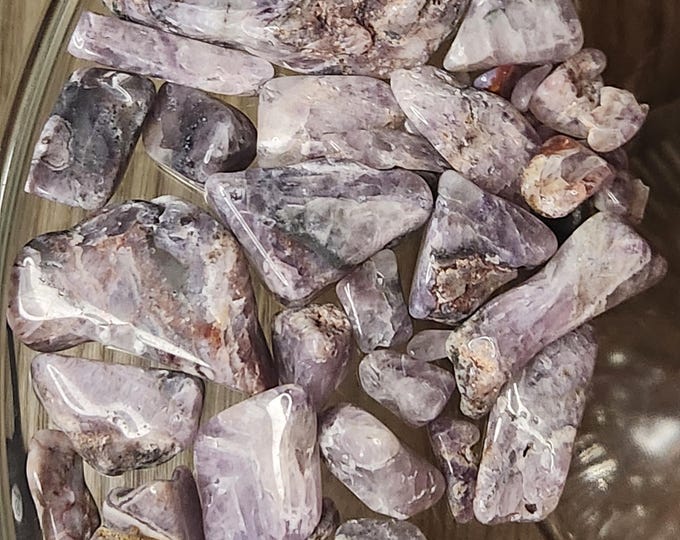 Tumbled Chevron AMETHYST from Arizona