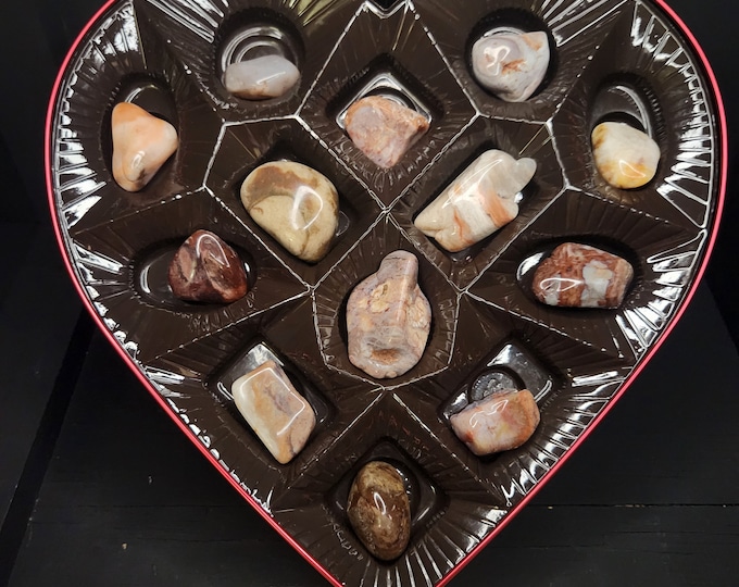 HEART Assortment Tumbled  Rocks from Arizona