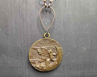 TEARDROP Fairy Copper Necklace