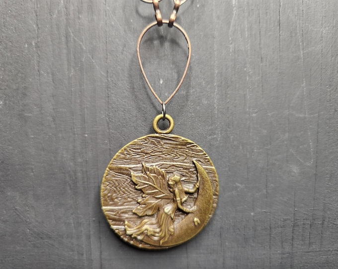 TEARDROP Fairy Copper Necklace