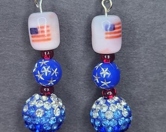 4th of JULY Dangle Earrings