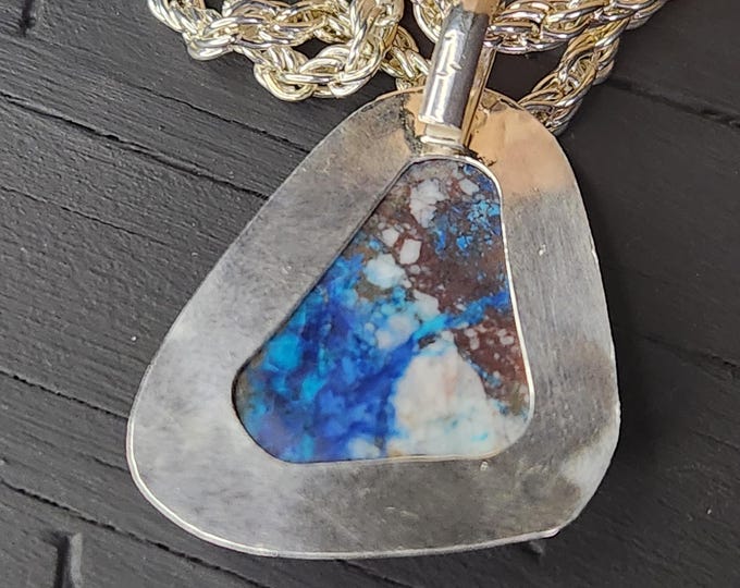 HANDCRAFTED Shattuckite Silver Necklace