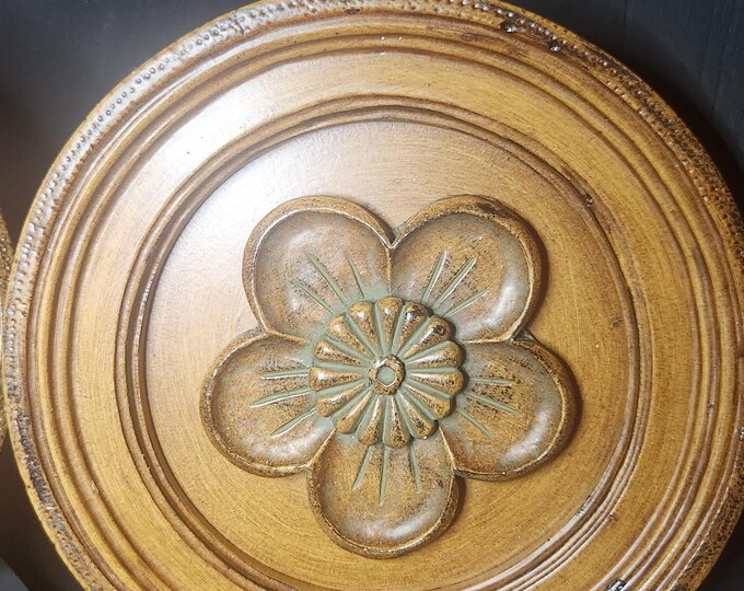Wood Flower Hanging Decor