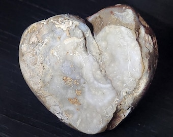 Chalcedony on Rhyolite Heart from Arizona