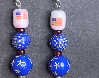 PATRIOTIC Dangle Earrings