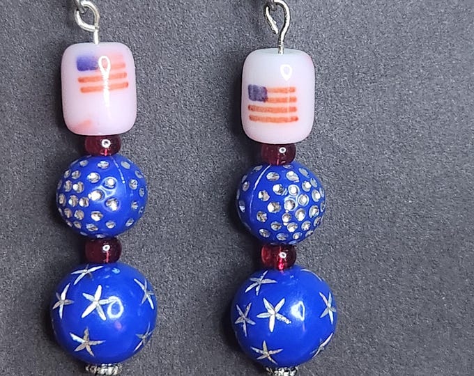PATRIOTIC Dangle Earrings