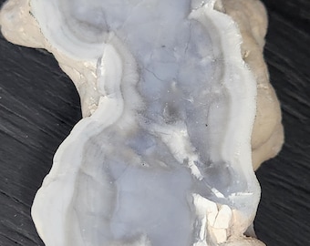 BLUE AGATE Hand Polished face from Arizona