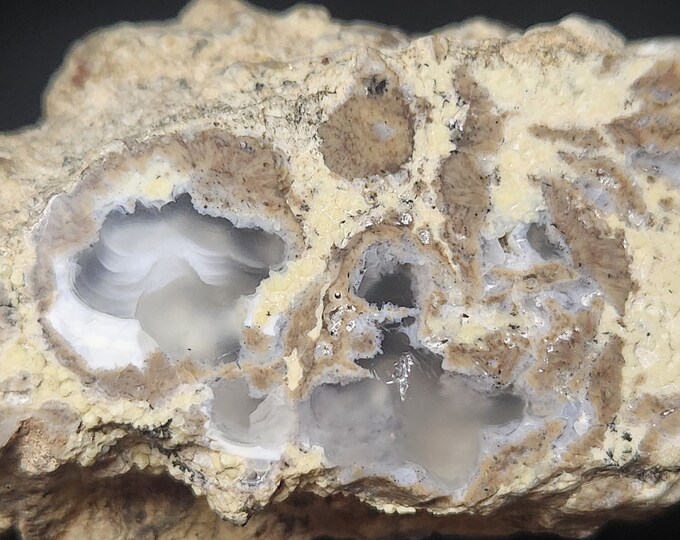 AGATE Rhyolite Hand Polished 2-sided from Arizona