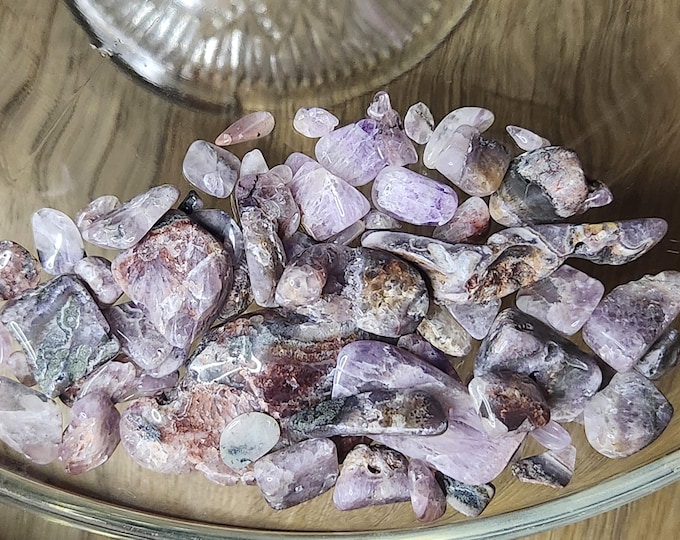 Tumbled Chevron AMETHYST from Arizona