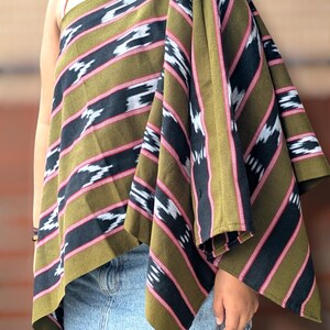 Versatile Ifugao-inspired 3-way Top | Handwoven Traditional Ikat Fabric ...