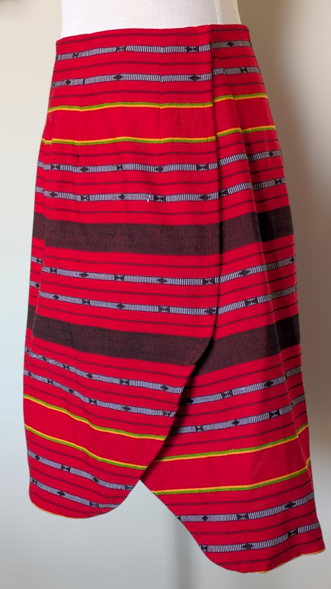 Handwoven Ifugao Inabol Wrap Skirt – Traditional Filipino Attire ...