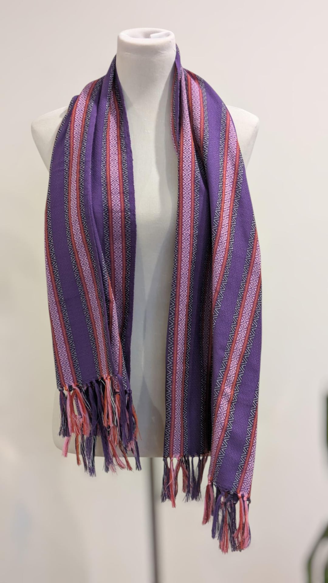 Ifugao Weaving Inabol Scarf | Traditional Woven Wrap | Ethically Made ...