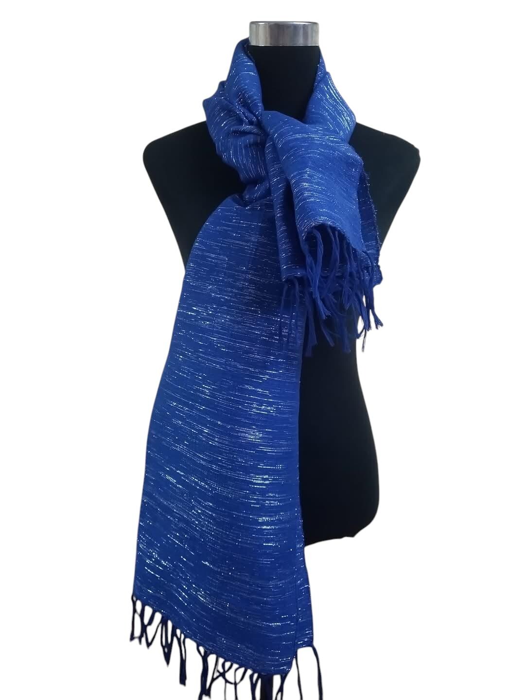 Handwoven Plain Inabol Scarf | Solid Colour, Loom Woven | Made in ...