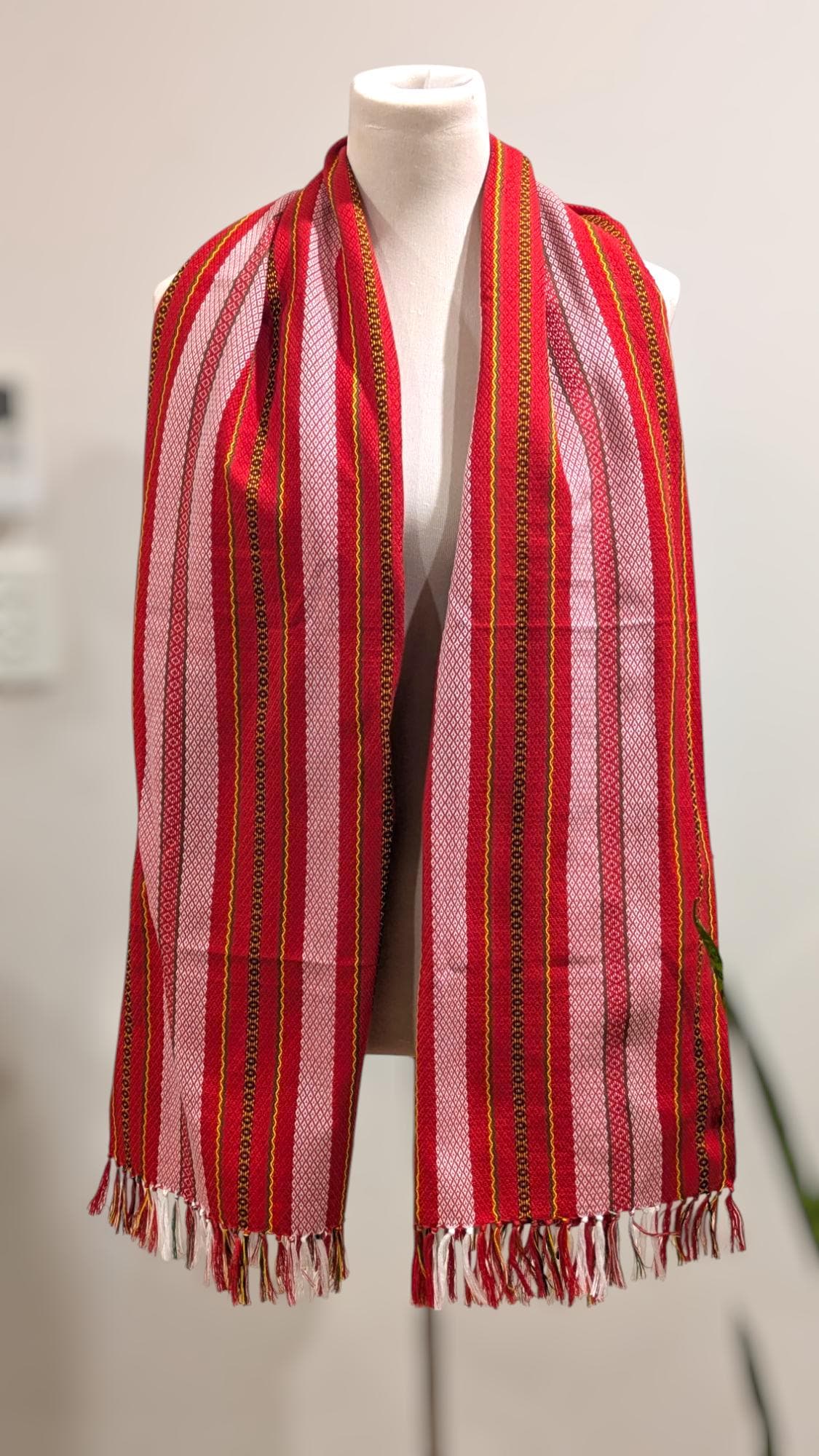 Thick Handwoven Inabel Scarf | Ifugao Traditional Wrap | Ethically Made ...