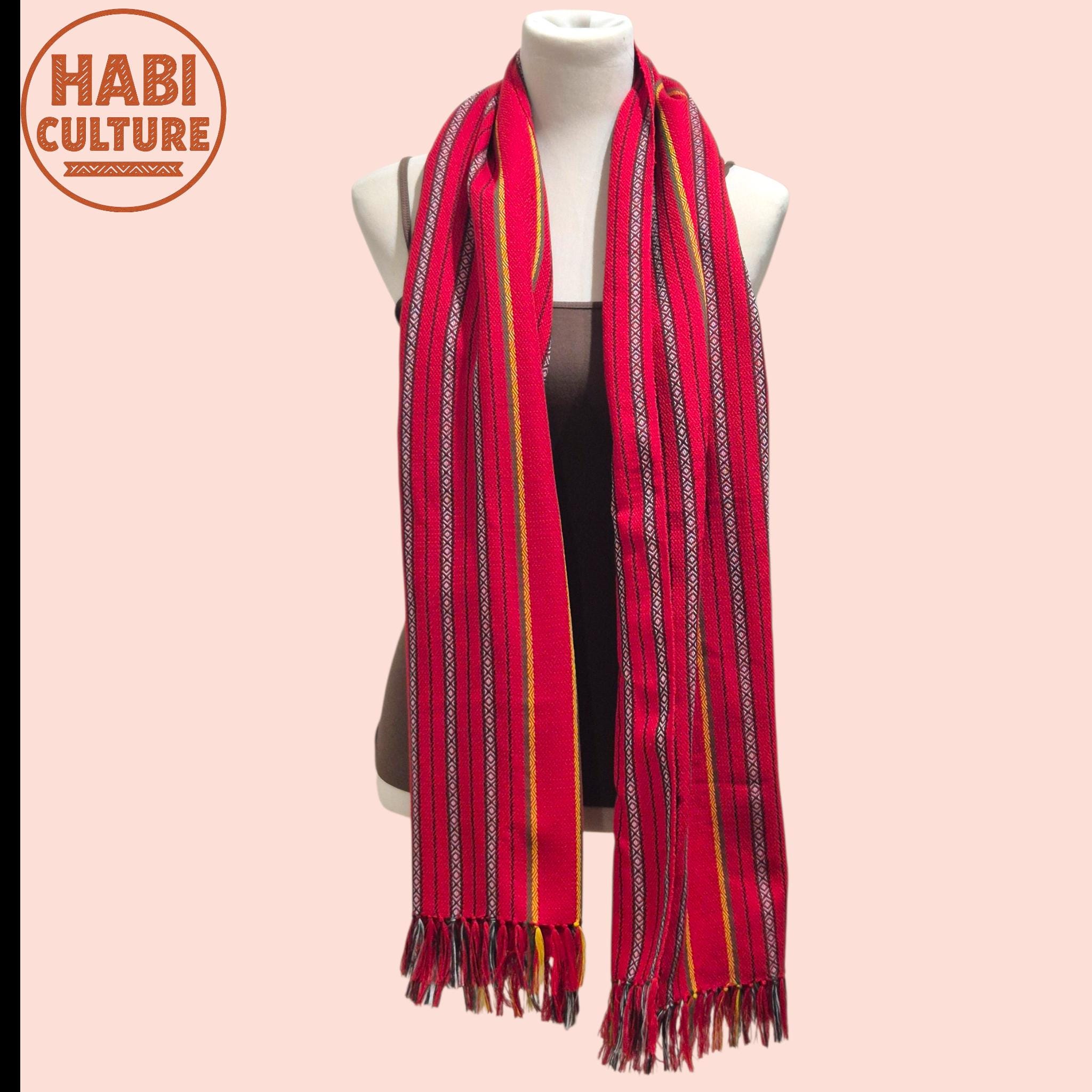 Handwoven Cordillera Wrap/scarf – Traditional Filipino Textile